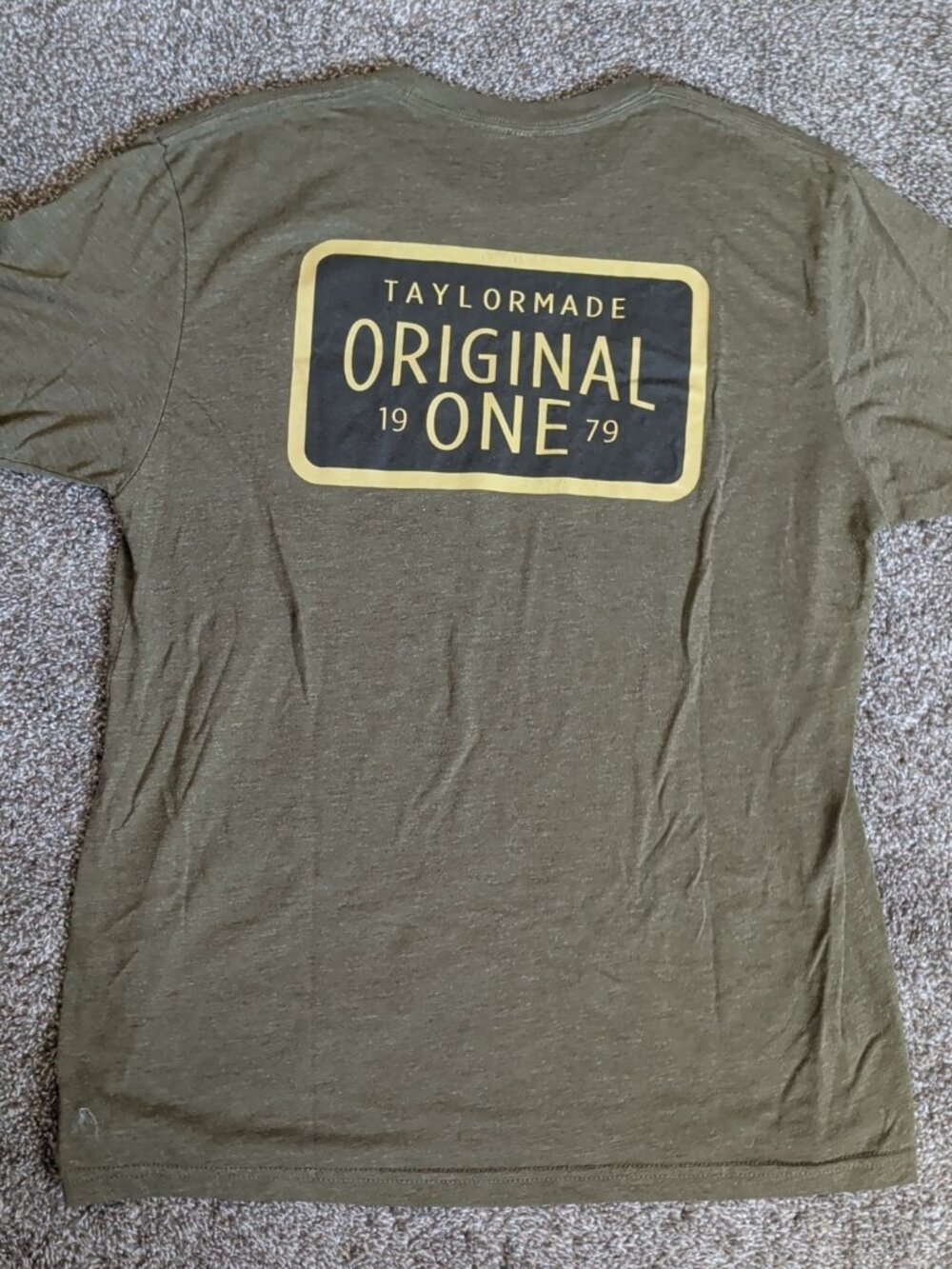 Taylormade Golf "The Original One 1979" Olive Size Large Short Sleeve Tee shirt